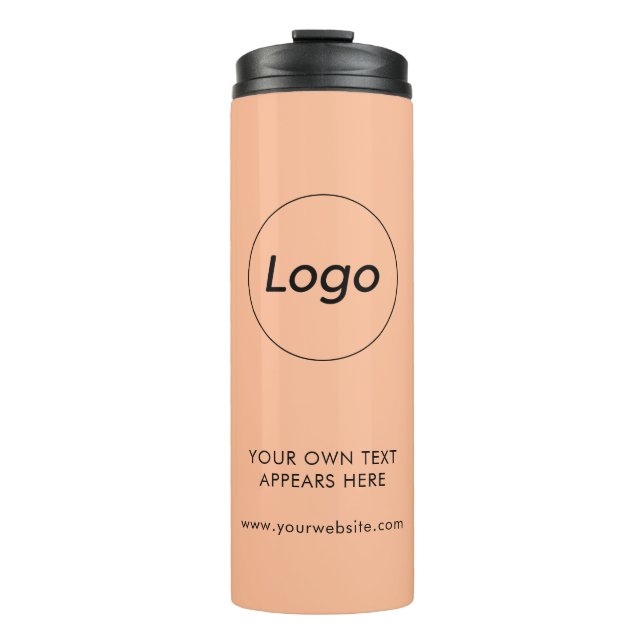 Garrafa Térmica Empresa profissional Logotipo corporativo (Frente)