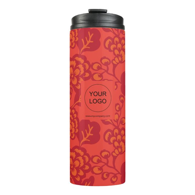 Garrafa Térmica Encantador desenho do coelho da Páscoa (Frente)