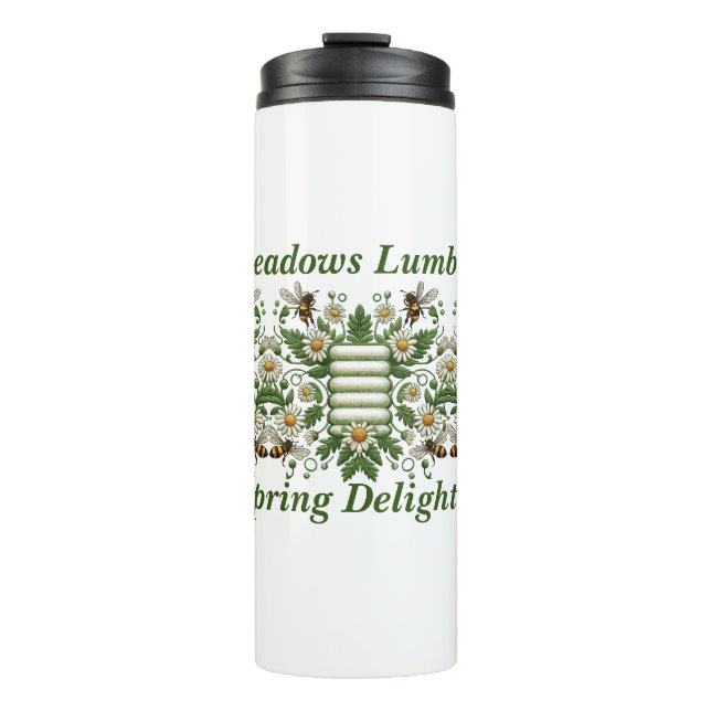 Garrafa Térmica Encantando Meadows Lumbar Primavera Delight Traves (Frente)