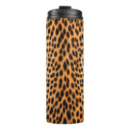 Garrafa Térmica Energia de Leopardo Selvagem – Moda Ousada com Est