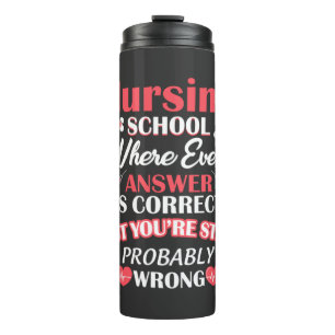 Garrafa Térmica Enfermagem   Enfermeiro de Estudantes Escolares