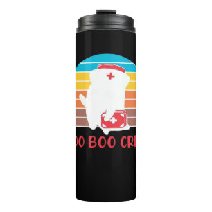 Garrafa Térmica Enfermeira de Boo Boo Enfermeira Engraçada Fantasm