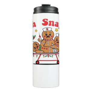 Garrafa Térmica Enfermeira de Natal da Enfermeira de Gingerência C