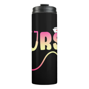 Garrafa Térmica Enfermeira do amor Engraçada de acordo com Jean Wa