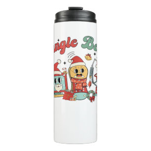 Garrafa Térmica Enfermeira Jingle Bells, Enfermeira de Natal, Chri
