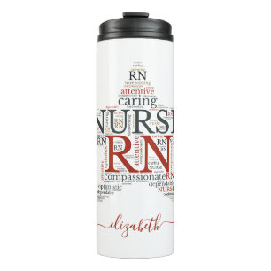 Garrafa Térmica Enfermeiro Registrado RN Tumbler Térmico Star