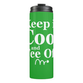 Garrafa Térmica Engraçada Cotação De Golfe Mantenha-A Legal E Desl