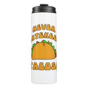 Garrafa Térmica Engraçado Anti Taco Snob Cartoon Art Slogan