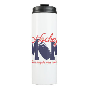 Garrafa Térmica Engraçado Hockey Mãe