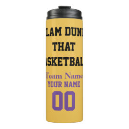Garrafa Térmica Enterre esse nome de basquete