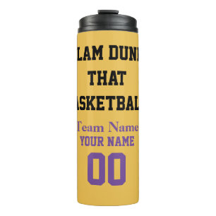 Garrafa Térmica Enterre esse nome de basquete