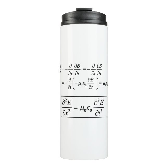Garrafa Térmica equação de onda eletromagnética d'Alembert (Frente)