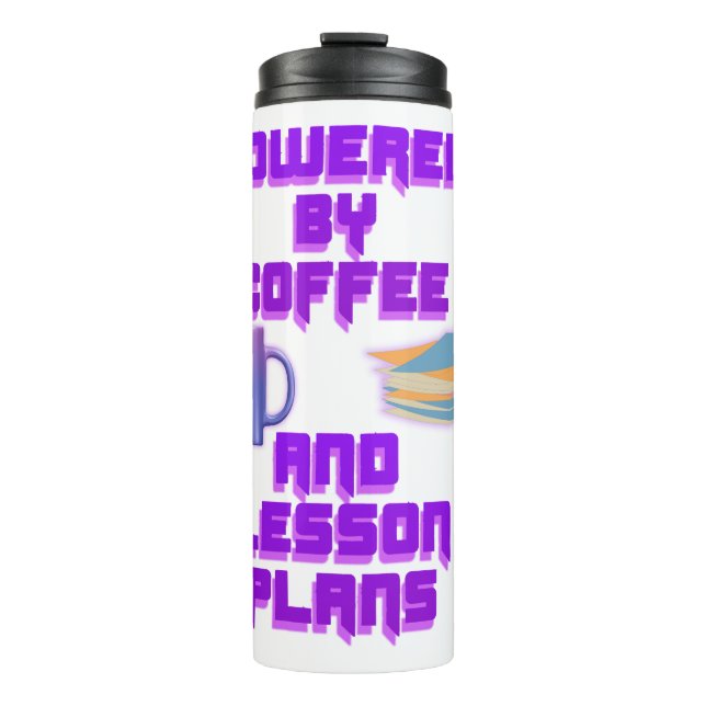 Garrafa Térmica Equipado com Café e Planos de Lição (Frente)