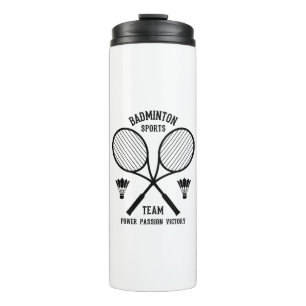 Garrafa Térmica Equipe de Esportes de Badminton