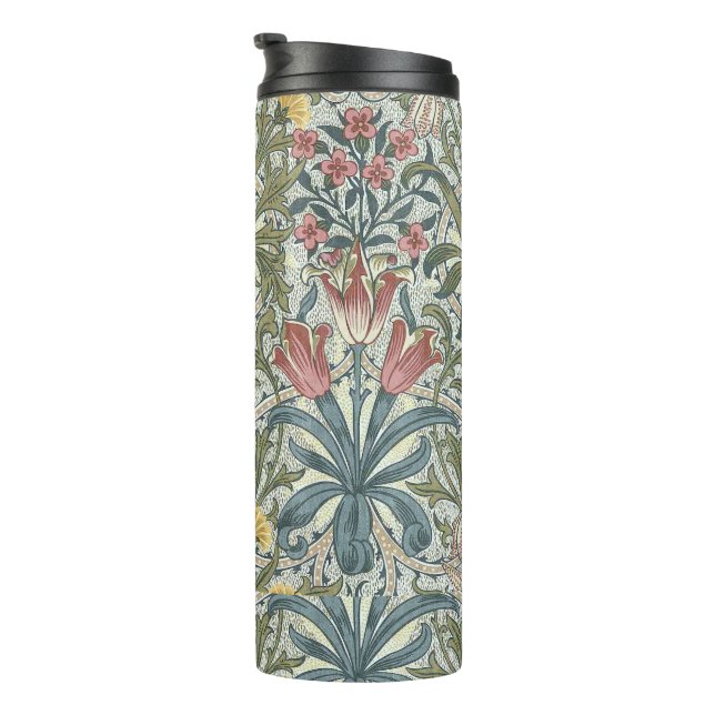 Garrafa Térmica Ervas Daninhas da Floresta de William Morris (Rotação à direita)