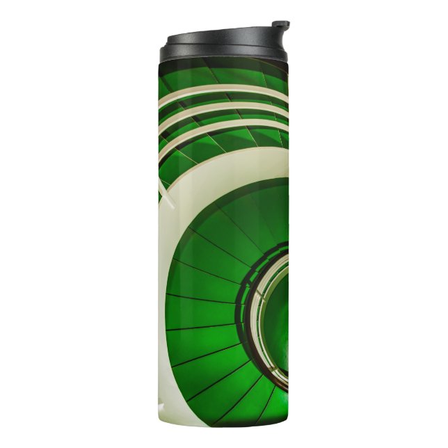Garrafa Térmica Escada Circular Verde (Giro à esquerda)