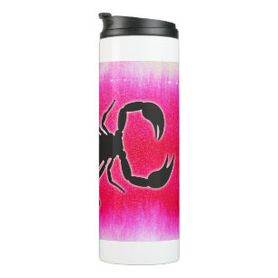 Garrafa Térmica escorpião rosa