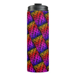 Garrafa Térmica Escrivora Simples | Meia gota | Fundo Negro |