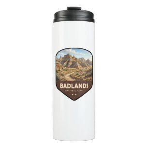 Garrafa Térmica Escudo do Parque Nacional Badlands