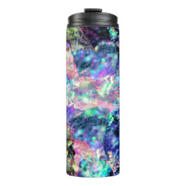 Garrafa Térmica escuridão e cristal ópico claro e escuro: