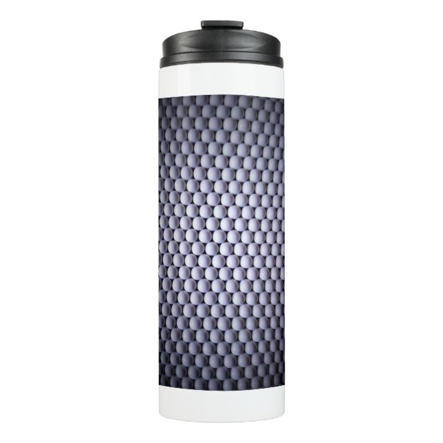 Garrafa Térmica Esferas brancas (Frente)