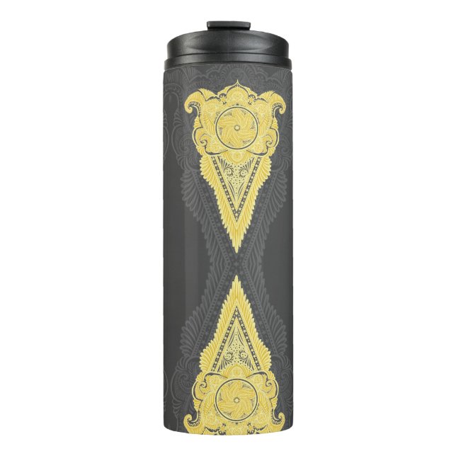 Garrafa Térmica Espada de flores, Tarot, espiritualidade, novidade (Frente)