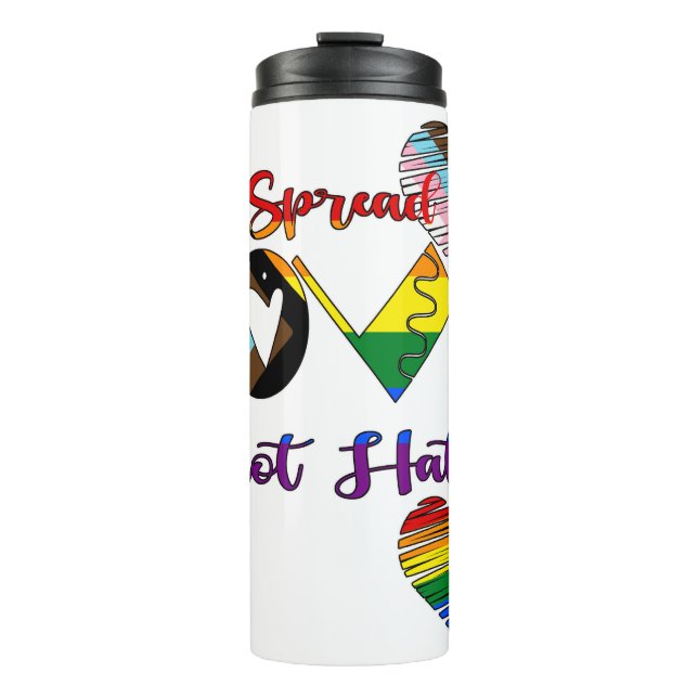 Garrafa Térmica Espalhar o amor sem ódio (Frente)