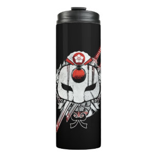 Garrafa Térmica Esquadrão Suicida Mascaramento Katana e Espadas