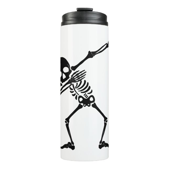 Garrafa Térmica Esqueleto Dab esqueleto dabbing - camisa de caveir (Frente)