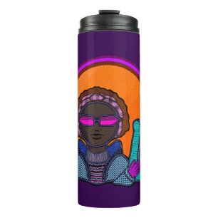 Garrafa Térmica Esquiando no inverno