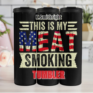 Garrafa Térmica Esta É A Minha Carne Fumando