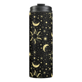 Garrafa térmica estampa celestial 