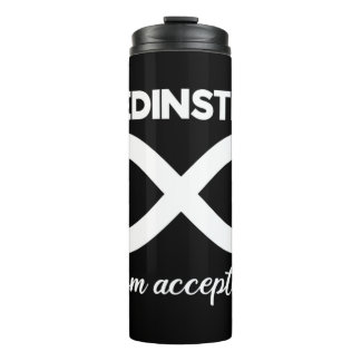 Garrafa Térmica Este visto vermelho em vez do design pode ajudar a