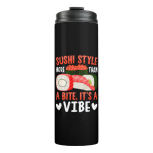 Garrafa Térmica Estilo de sushi mais do que uma mordida