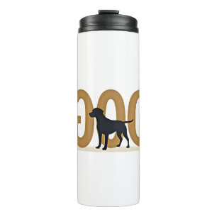 Garrafa Térmica Estilo de Vida Fitness Vintage Husky Exercício Cão