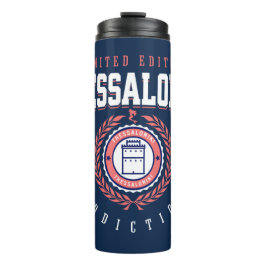 Garrafa Térmica Estilo Desportivo da Cidade Viajante da Grécia de 