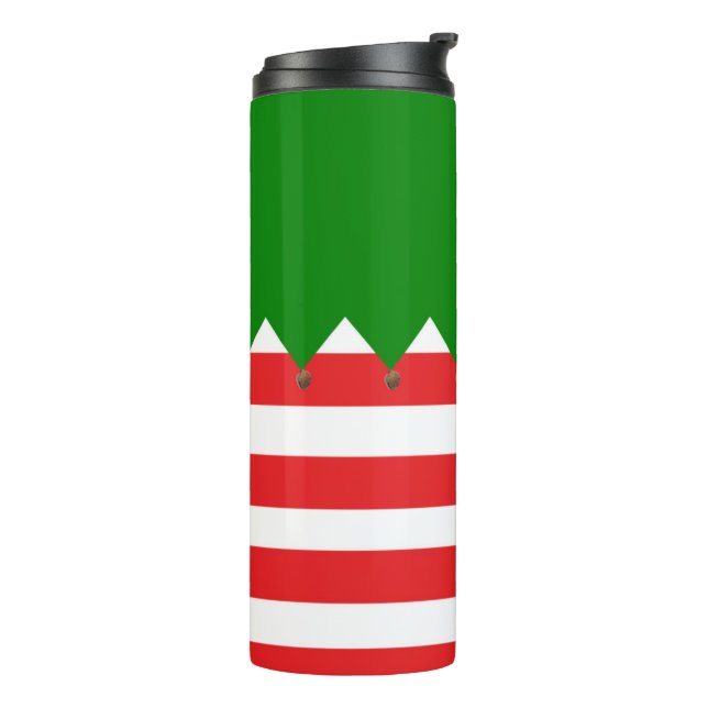 Garrafa Térmica Estilo Elf Natal Tumbler Térmico (Giro à esquerda)