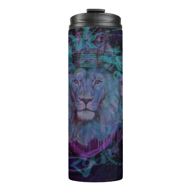 Garrafa Térmica estilo luxuoso design blacklyon (Frente)