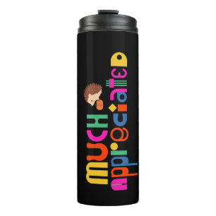 Garrafa Térmica Estilo mínimo Preto colorido muito apreciado