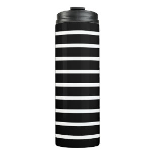 Garrafa Térmica Estirpe Negra e Branca Moderna