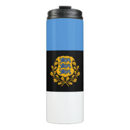 Garrafa Térmica Estonia Travel Mug, patriotic Estonian Flag