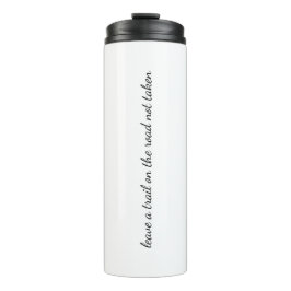 Garrafa Térmica Estrada Não Levada Tumbler Térmico