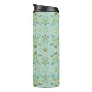 Garrafa Térmica Estrelas de fada Pistachio Viagem Tumbler térmico
