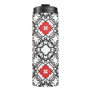 Garrafa Térmica Eterno Floral Vintage: Clássico sem costura