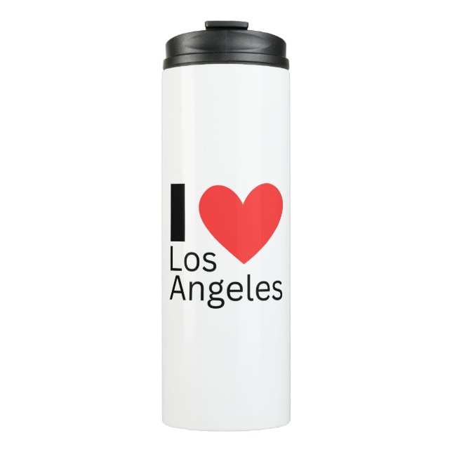 Garrafa Térmica Eu Amo Los Angeles (Frente)