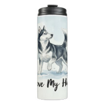 Eu Amo Meu Copo Térmico Husky