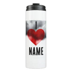 Garrafa Térmica Eu Amo Nome Personalizado