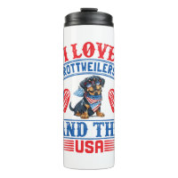 Eu amo Rottweilers e os EUA