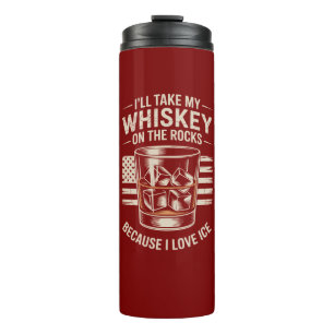 Garrafa Térmica Eu Amo UICE Whisky Conservador Patriótico 