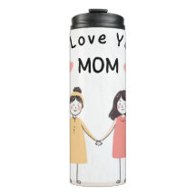 Eu Amo Você Mamãe Copo Térmico | Presente do dia d
